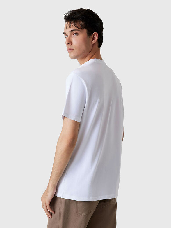 Cotton T-shirt with logo print - 3