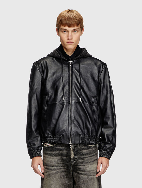 L-OCHS jacket with contrasting textures - 1