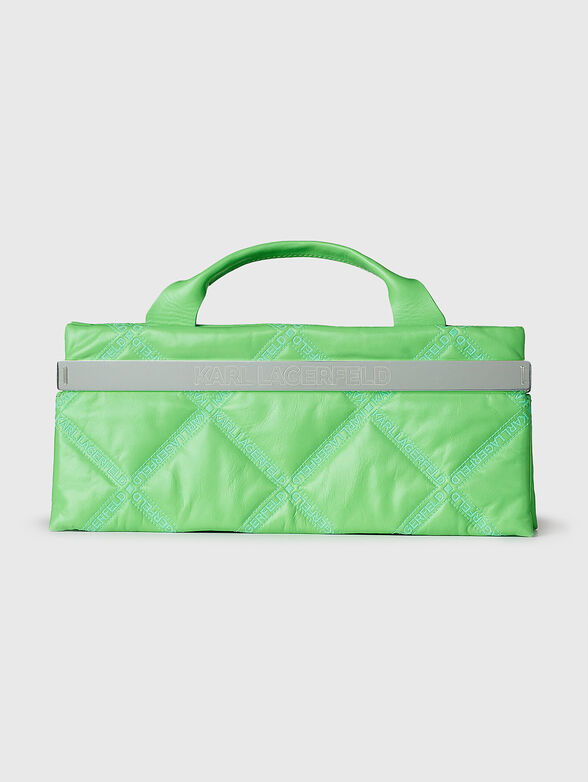 K/KROSS green bag with debossed logo detail - 1