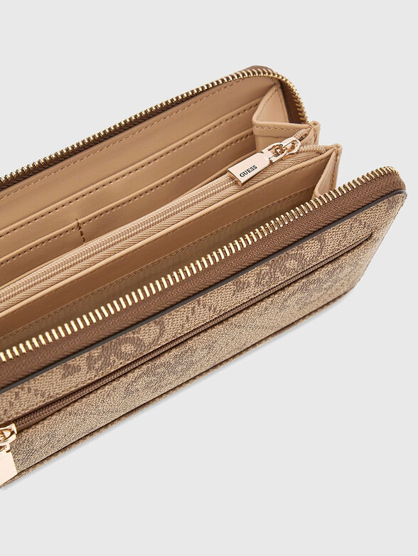KARNILLA wallet in beige - 4