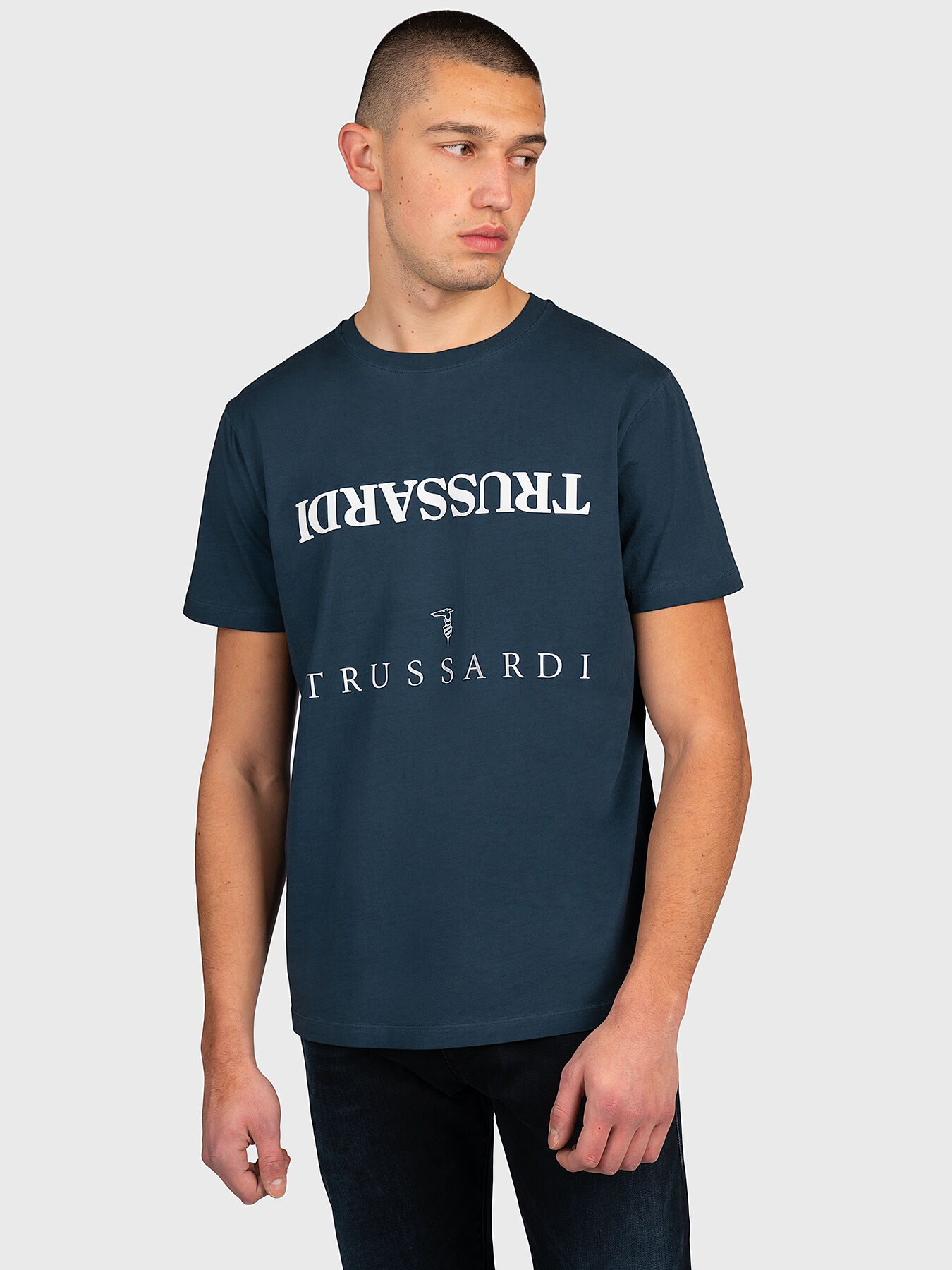T shirt trussardi jeans on sale