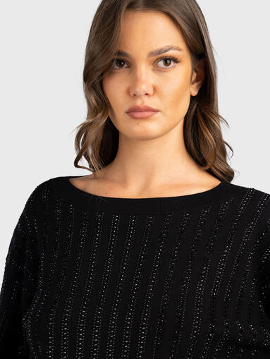 Sweater with rhinestones - 5