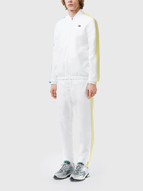 Tennis tracksuit with contrasting edges and logo prin - 1