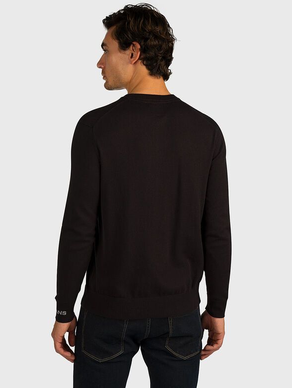 ANDRE black sweater with crew neck - 3