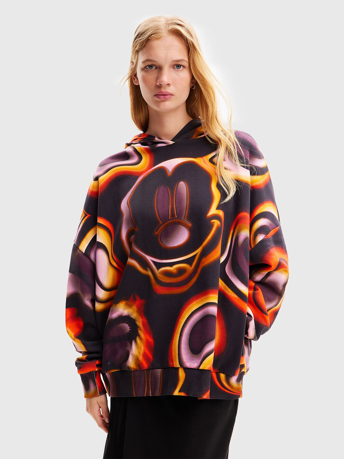 Oversized hooded sweatshirt brand DESIGUAL Globalbrandsstore en