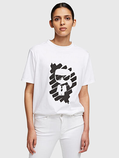 IKONIK T-shirt with contrasting print - 1