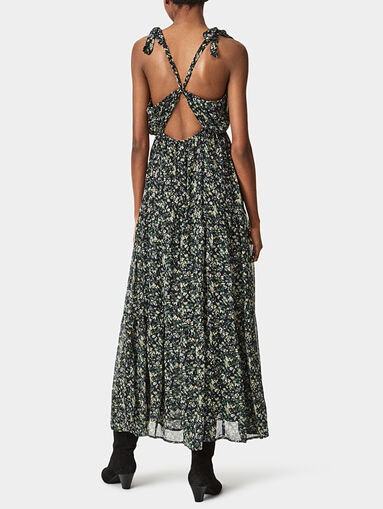 Maxi dress with floral print - 5