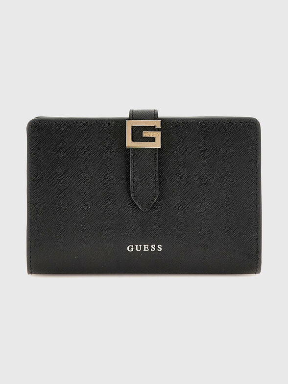 Black leather wallet - 1