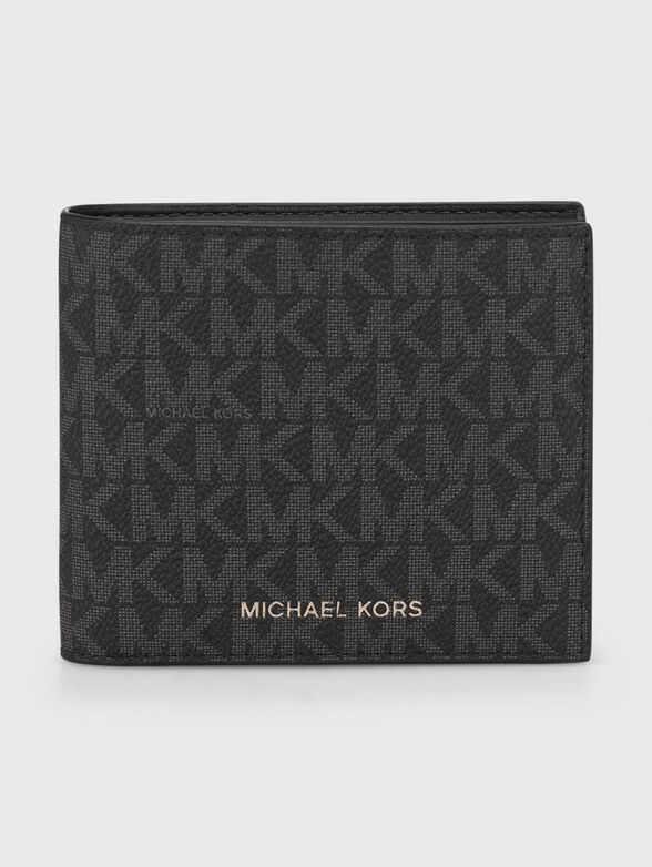 Wallet with monogram logo print - 1