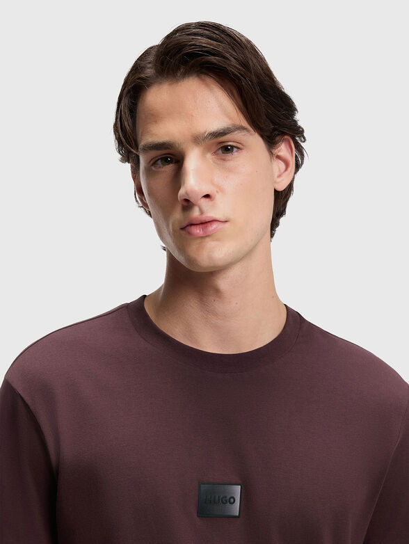 Crew neck T-shirt with logo - 4