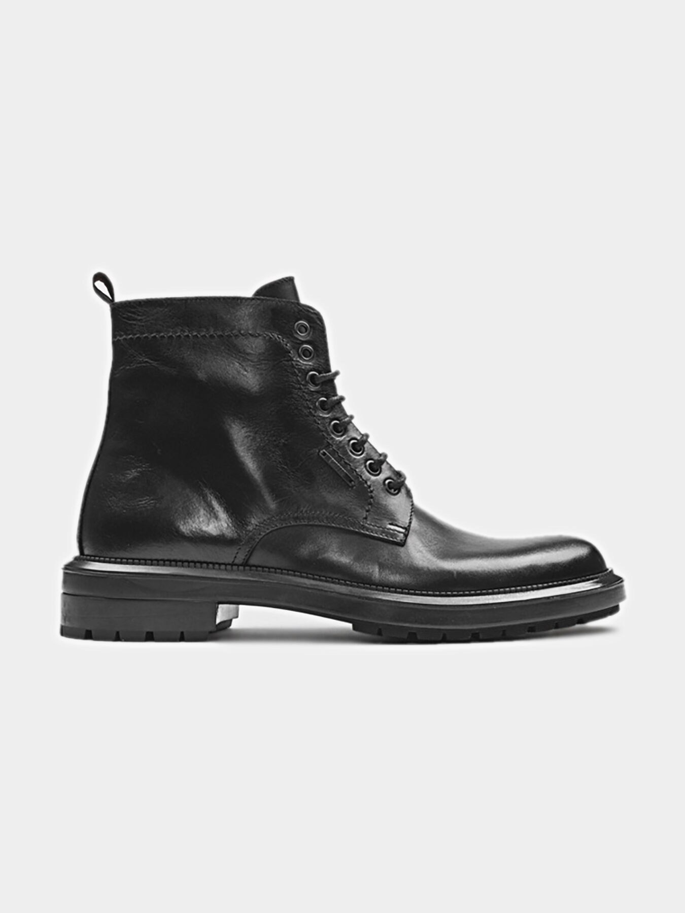Genuine leather shop combat boots
