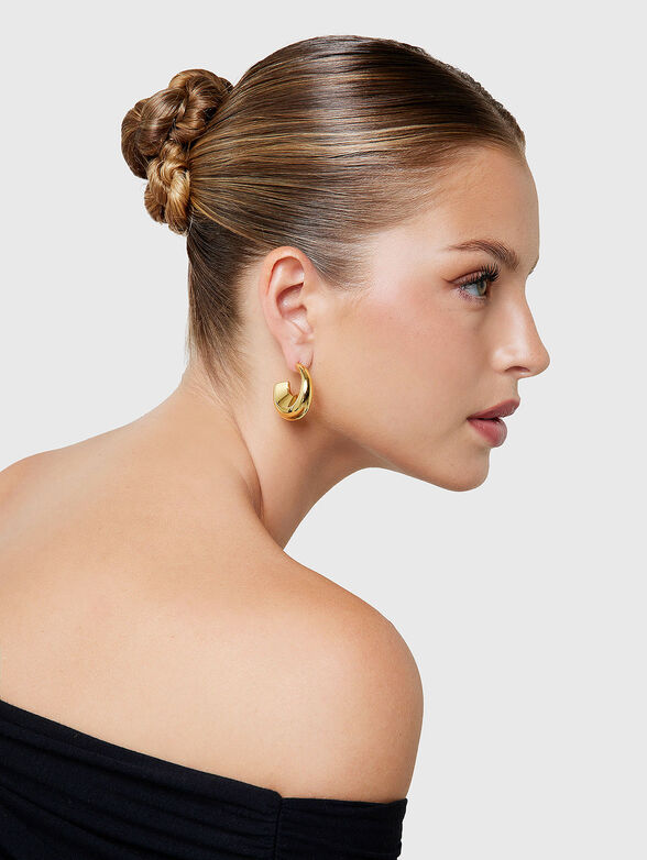Gold earrings - 2