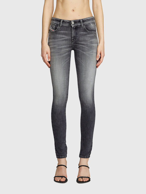 2017 SLANDY L.32 skinny jeans with logo - 1