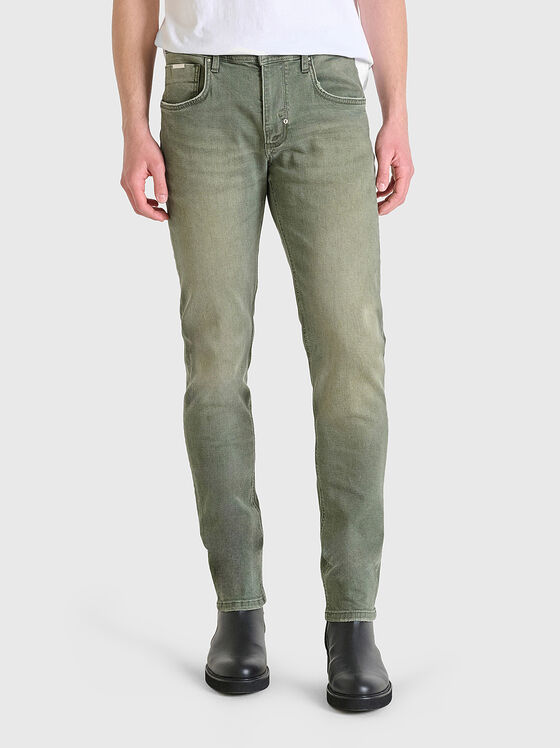 Дънки KURT в зелен цвят - 1