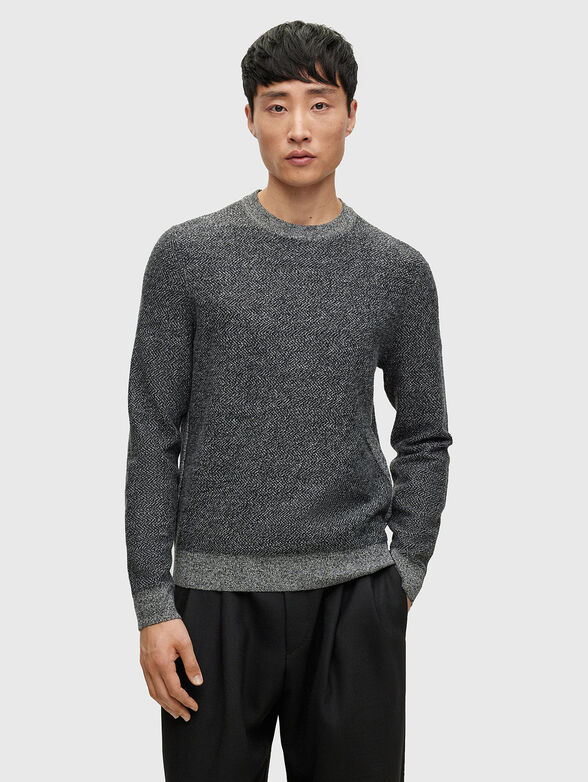 Sweater in wool and cotton  - 1