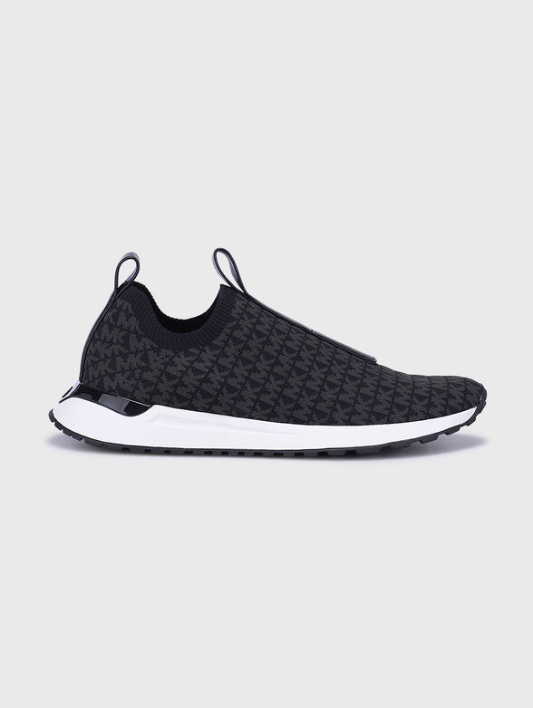 Slip on sports shoes MILES with monogram logo print - 1