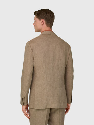 Beige linen suit - 3