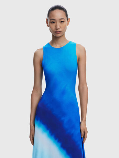 ORBIT midi dress with oval neckline - 4