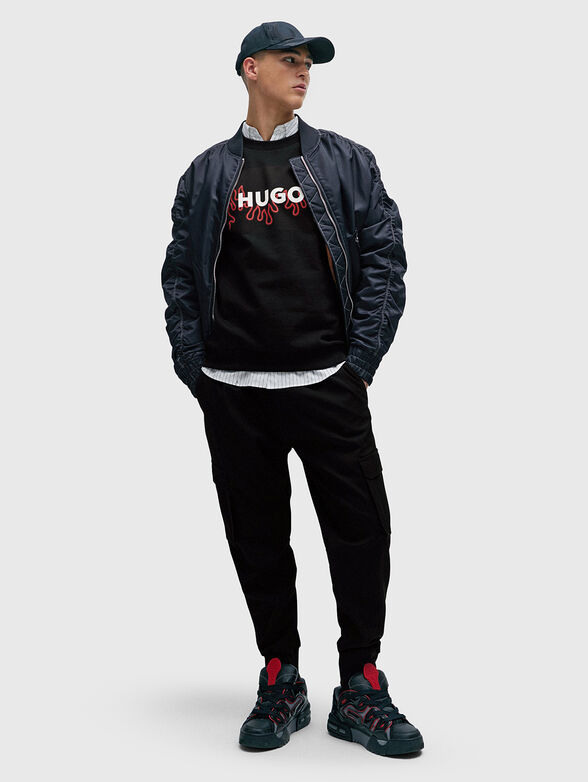 DURAGOL-U241 sweatshirt with contrast print - 2