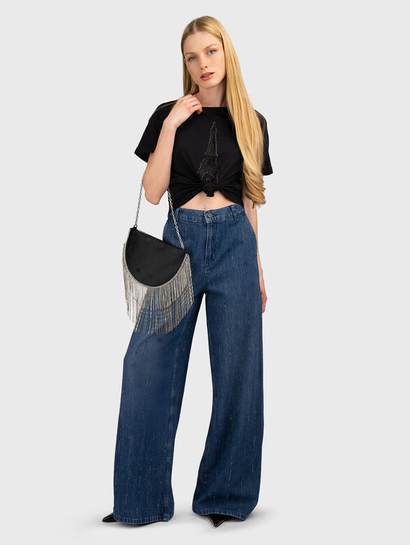 T-shirt with embroidery and logo - 2