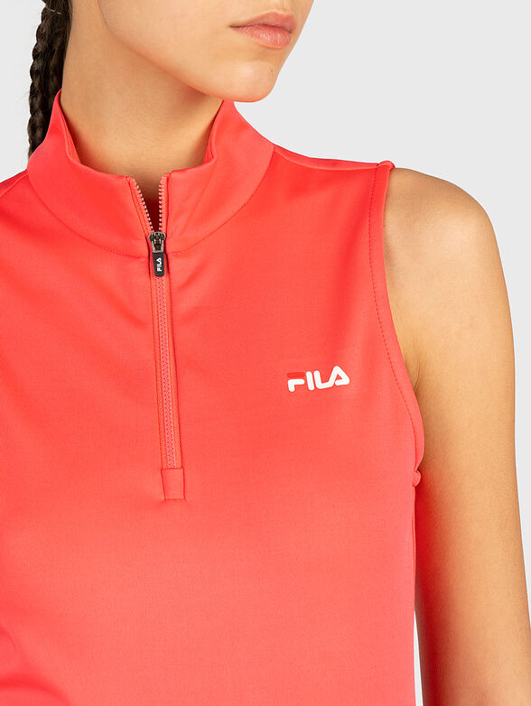 CEARA Dress with a zip neckline - 3