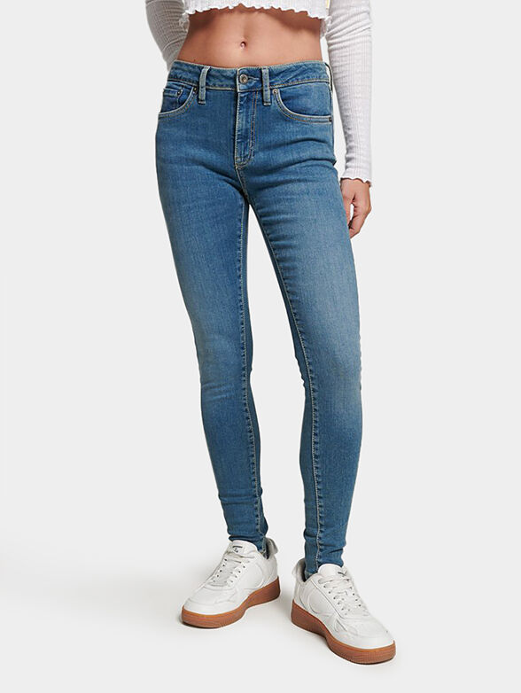 Skinny jeans in black color - 1