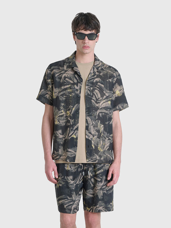 HONOLULU shirt with abstract print - 0