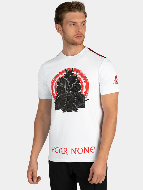 White printed tee - 1