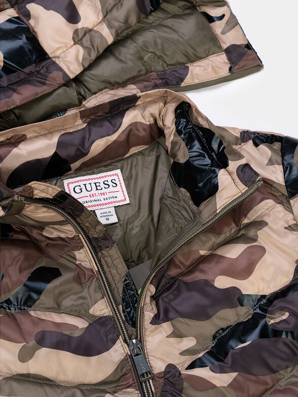 Hooded jacket with camou print - 3