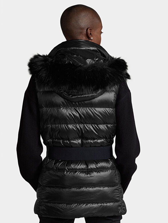 Padded vest with hood - 3