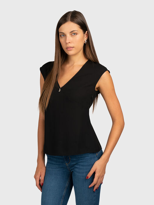 V-neck top