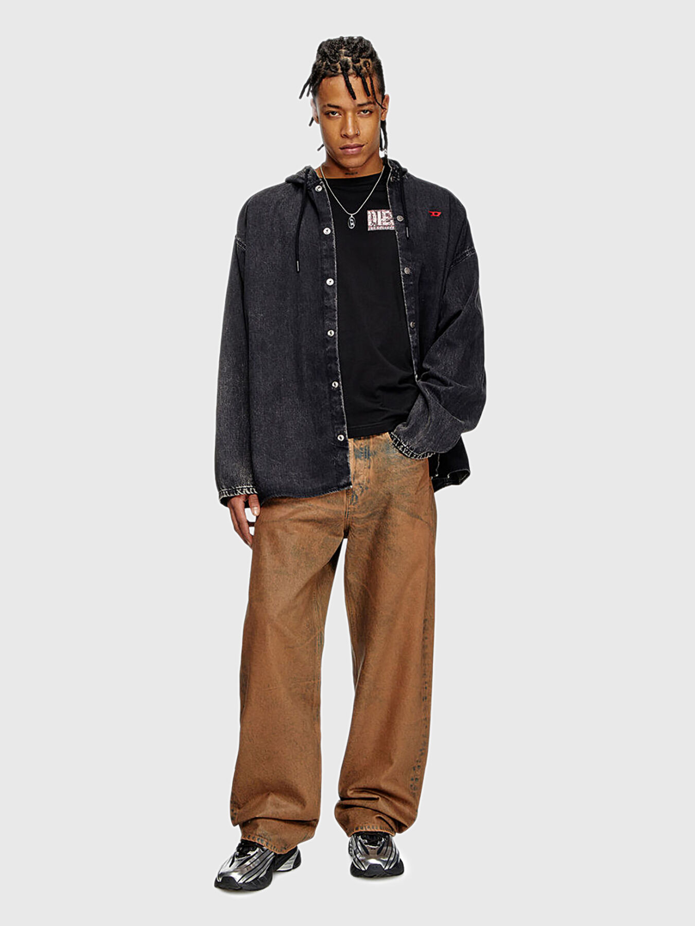 DIESEL ☆t-adjust-r19 要在庫確認 T-ADJUST-R19 cotton T-shirt brand DIESEL — Globalbrandsstore