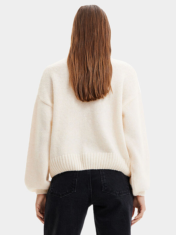 CORY sweater with contrasting accent - 3