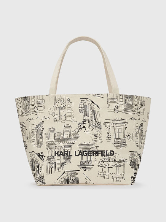 Чанта KARL LAGERFELD X JORGE PARRA - 1