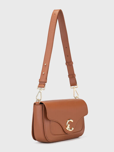 Leather bag with logo detail - 4