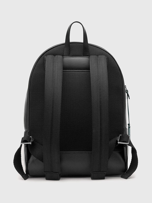 Black leather backpack  - 1