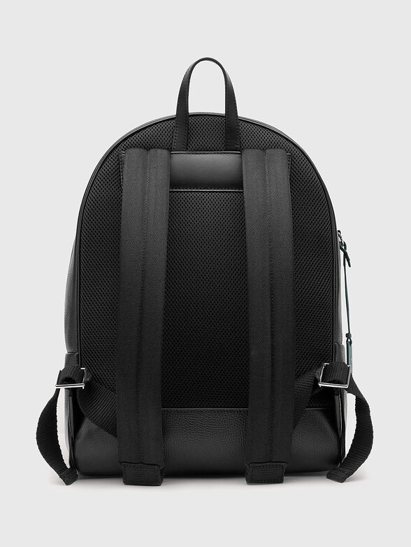Black leather backpack  - 2