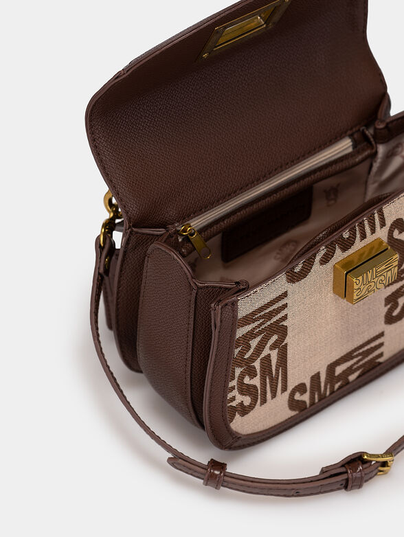 BEMLEN crossbody bag with logo motifs - 5