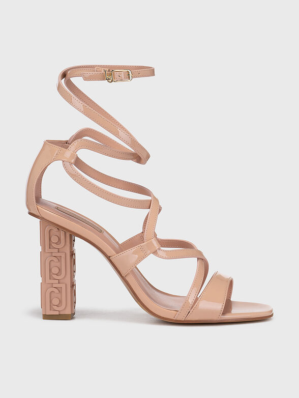 SERENA 05 beige sandals heel - 1