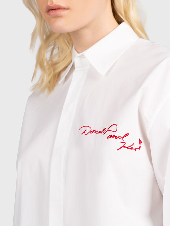 KLxDISNEY white shirt with accented back - 5
