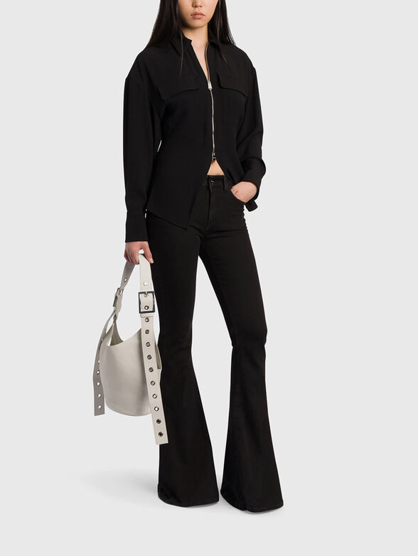 Slim fit shirt with zip - 2