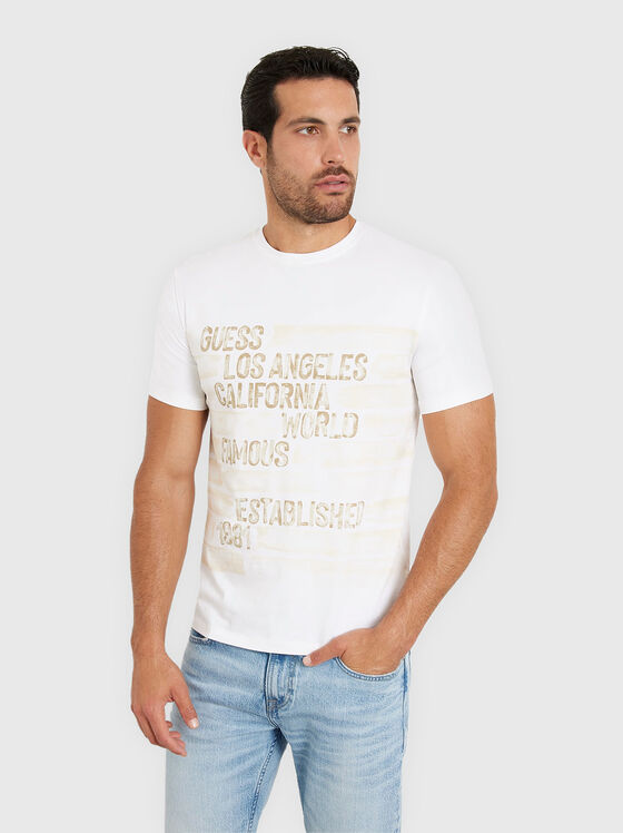 T-shirt with contrast print - 1