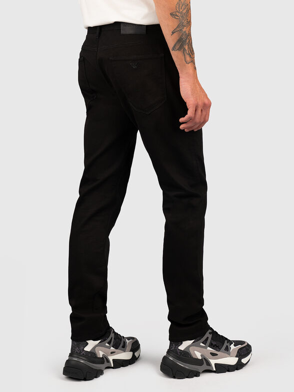 Black color slim fit jeans - 2