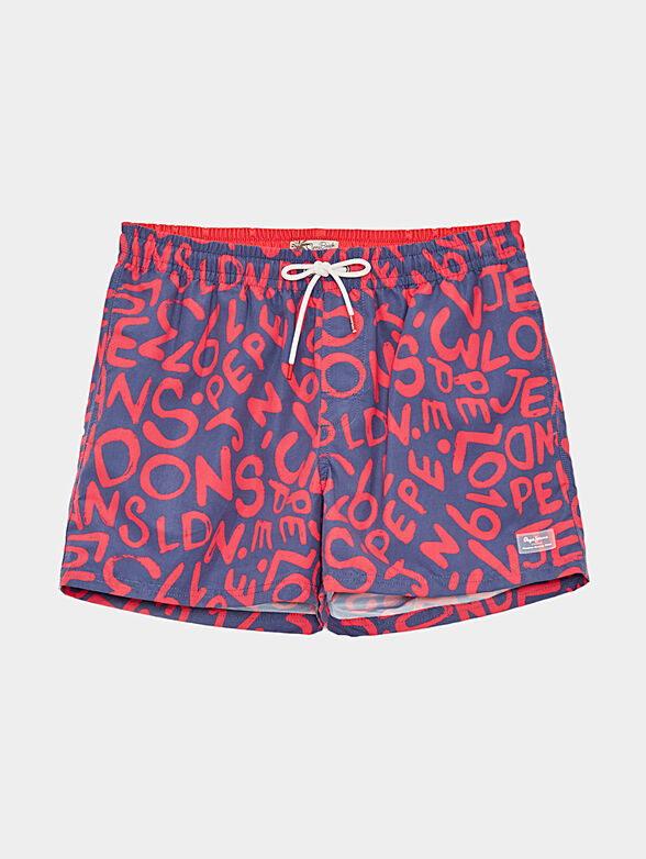 KEN beach shorts with print - 4