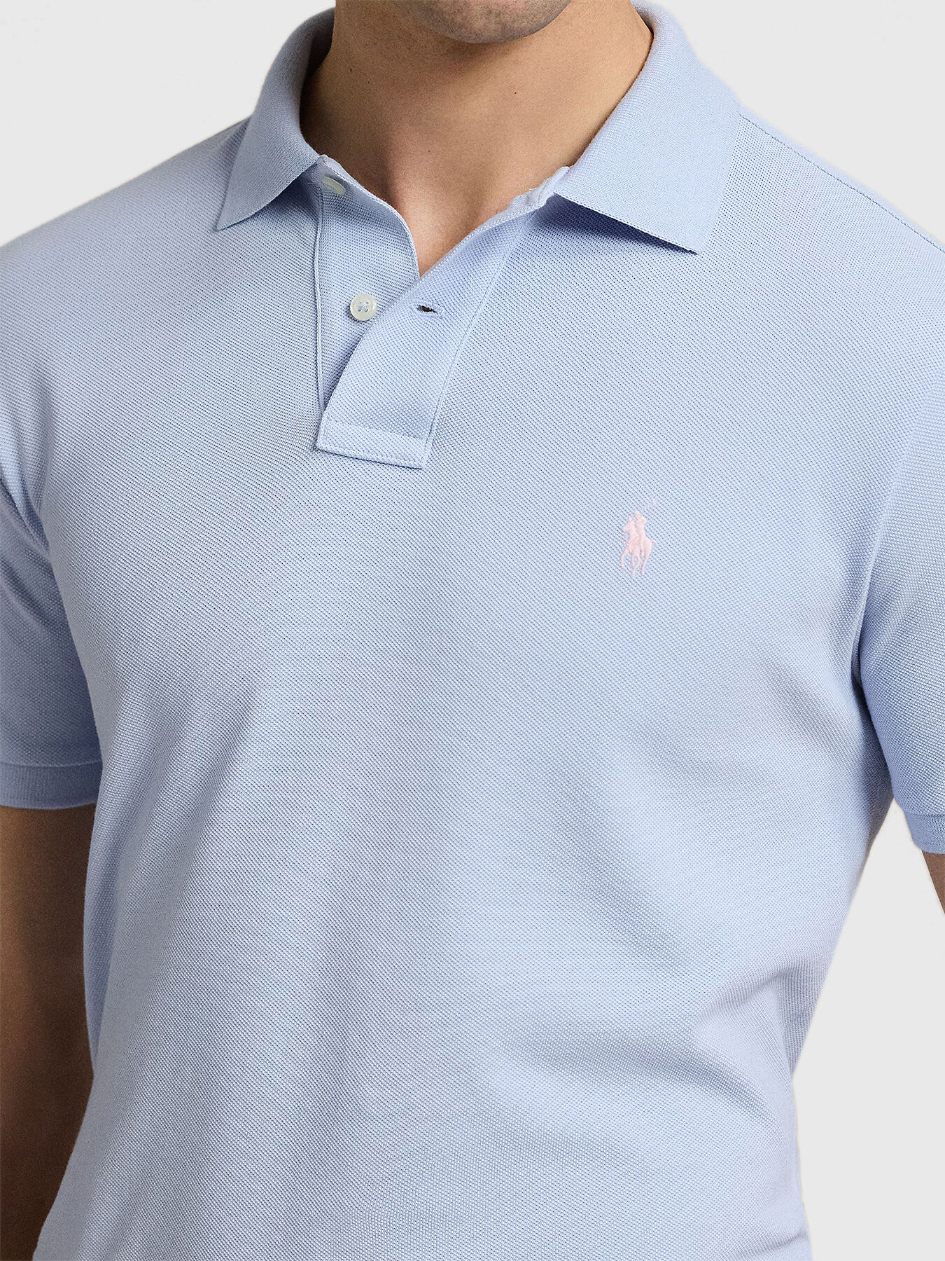 Tシャツ・カットソー POLO RALPH LAUREN SSKCSLIM1 SHORT SLEEVE KNIT Ralph Lauren Sskcslim1 Short Sleeve Knit In Black - 26% Off
