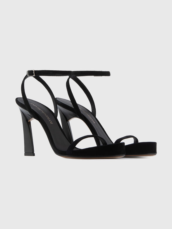 Suede heeled sandals - 2
