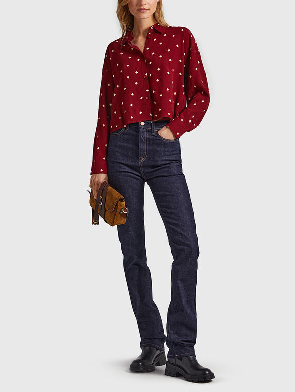 GABESA cropped shirt - 2