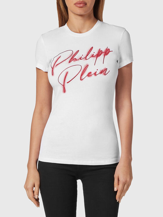 Тениска SEXY PURE в бял цвят - 1