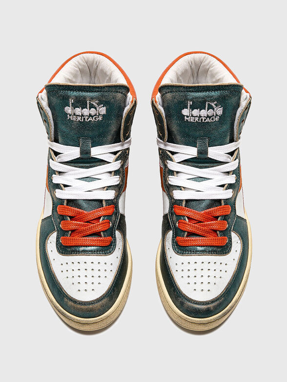 MI BASKET METAL MIX Leather sneakers - 5