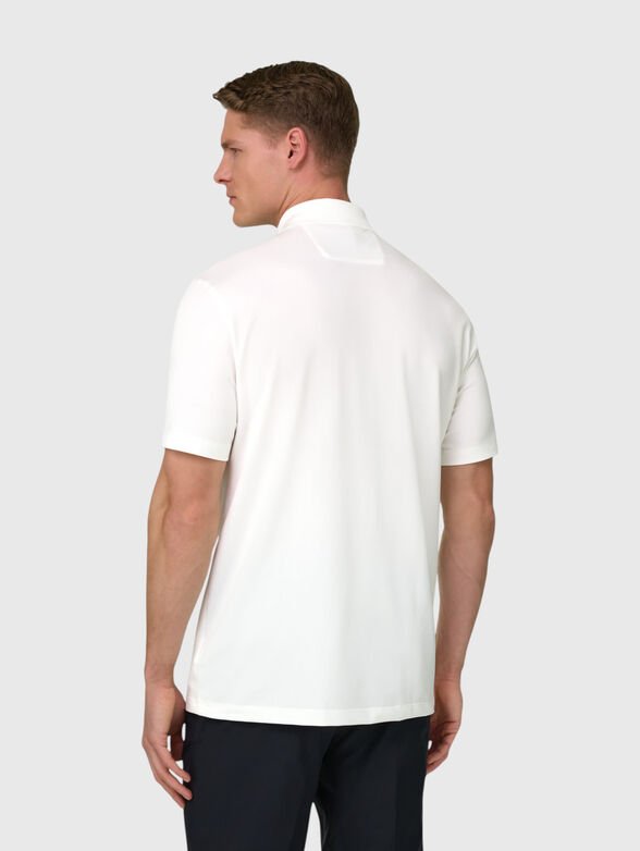 White zip polo shirt - 3